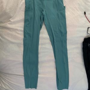 Fast and free lululemon aqua blue leggings